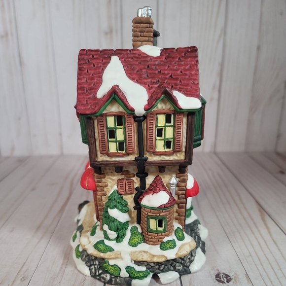 Grandeur Noel Ceramic Christmas Village Red River Restaurant - Picture 3 of 9